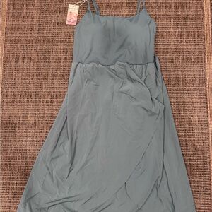 HALARA Teal Maxi Dress